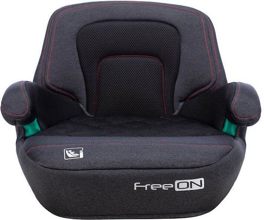 FreeOn Cosmo Plus Kindersitzerhöhung mit Rückenlehne i-Size mit Isofix Schwarz