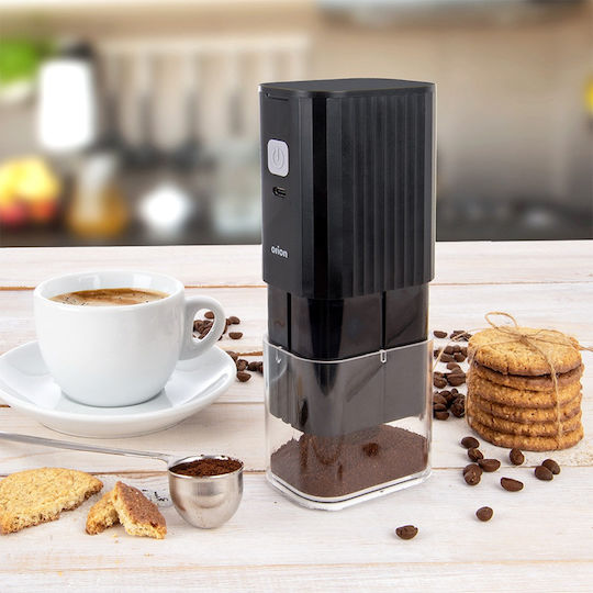 Orion Elektrischer Kaffeemühle und Ebenenmahlung Schwarz