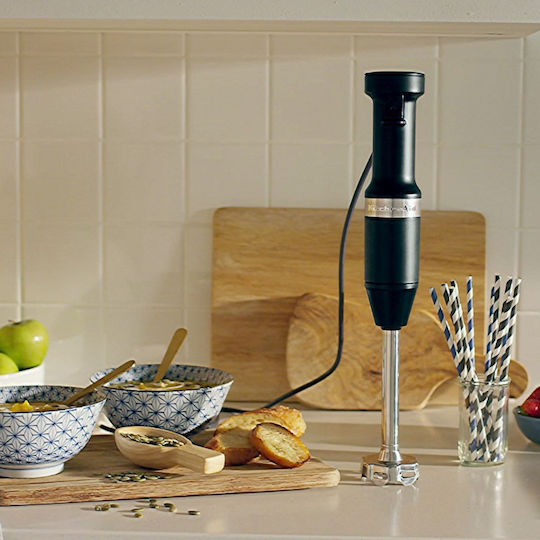 Kitchenaid Ραβδομπλέντερ με Ανοξείδωτη Ράβδο 180W Μαύρο