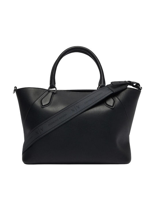 Fabric Women's Handbag Black