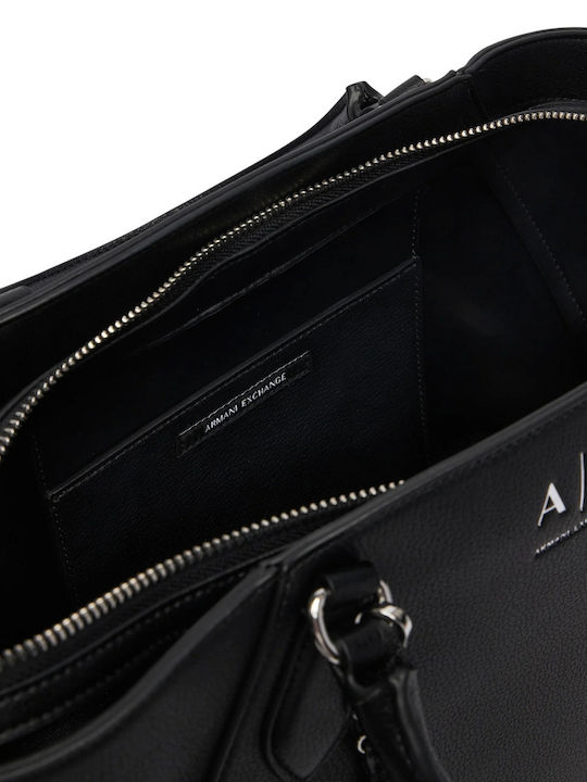 Fabric Women's Handbag Black