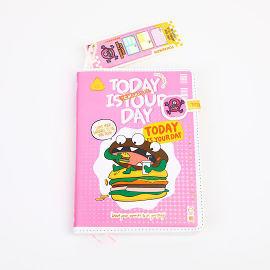 Notebook Notepad 96 Sheets with Magnetic Clasp (Miscellaneous Designs/Colors)