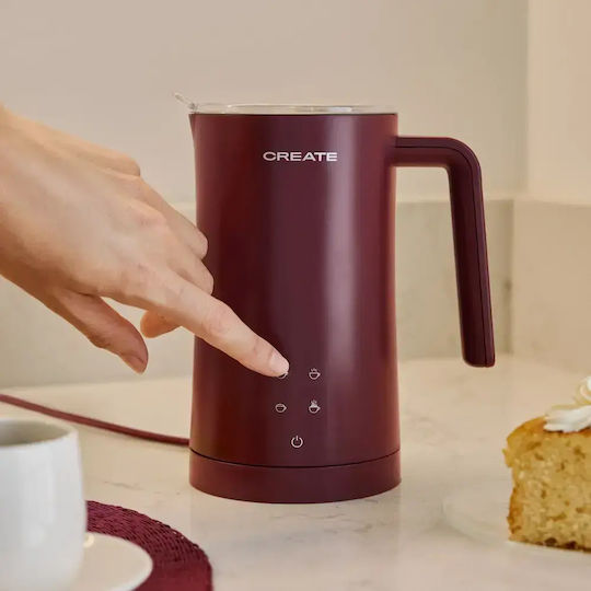 Create Aparat Studio pentru Spumă de Lapte Caldă și Rece cu Acoperire Antiaderentă 580 ml