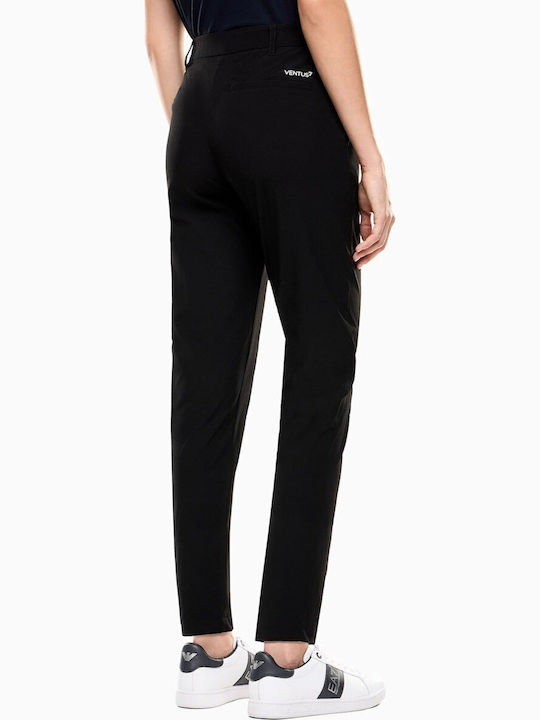 Damen Stoffhose Schwarz