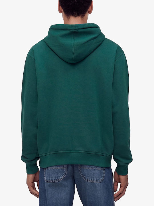 Sweatshirt mit Kapuze Dunkelgrün