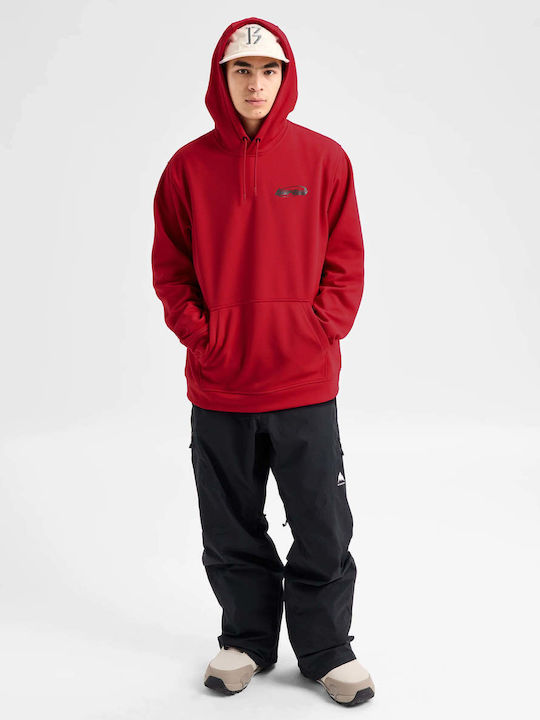 Oak Hooded Sweatshirt Geranium Red