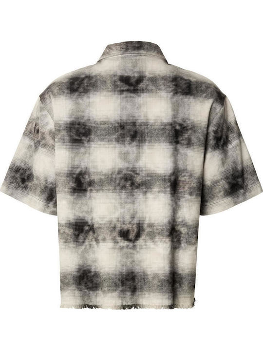 Long Sleeve Flannel Shirt Black