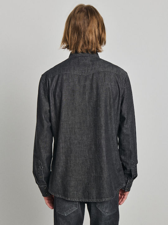 Long Sleeve Shirt in Regular Fit Grey
