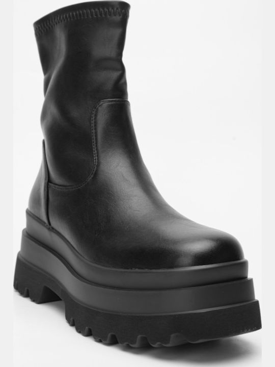 Damen Stiefeletten Schwarz