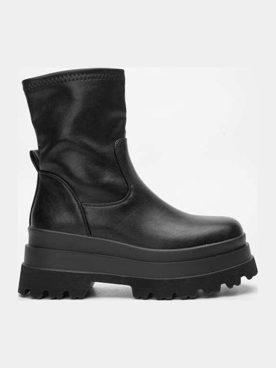 Damen Stiefeletten Schwarz