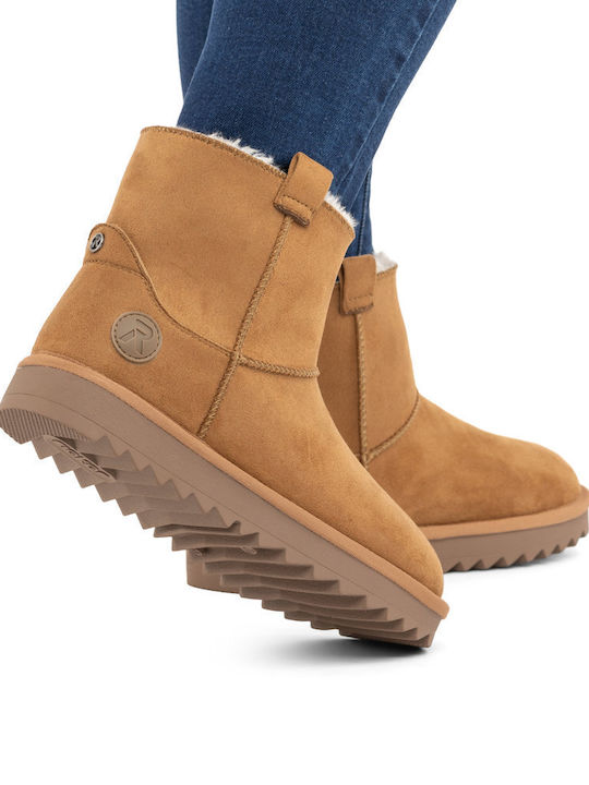 Damen Stiefeletten Gelbe