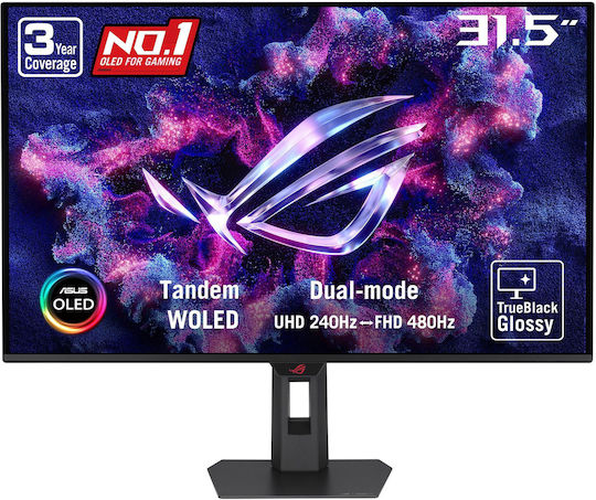 Asus ROG Strix XG32UQWMS OLED HDR Spiele-Monitor 31,5" 4K 3840x2160 240Hz mit Reaktionszeit 0,03ms GTG