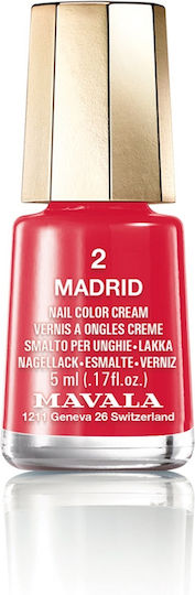 Nagellack Rot Cremes Glänzendes Einfacher Nagellack 5ml