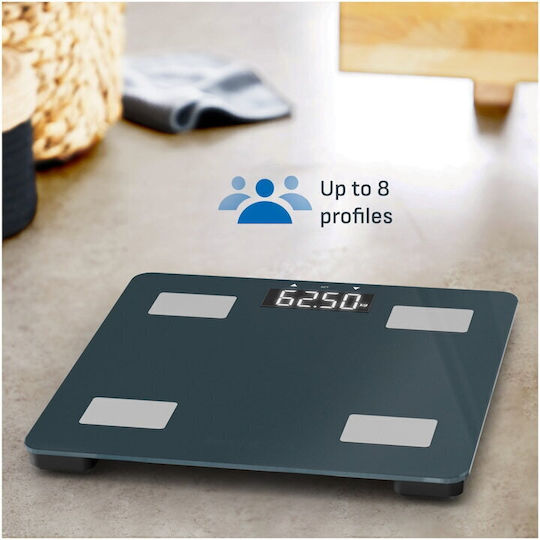 Tefal Body Up Smart Badezimmerwaage 180kg mit Körperfettmessung & Bluetooth Grüne