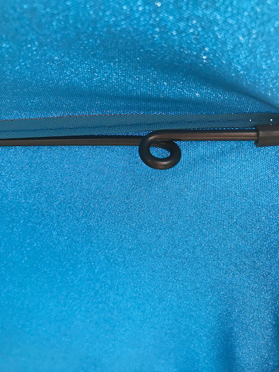 Campo Folding Beach Umbrella Diameter 2.2m Sky Blue