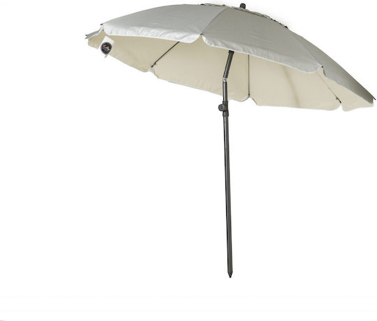 Campo Folding Beach Umbrella Diameter 2.2m Sky Blue