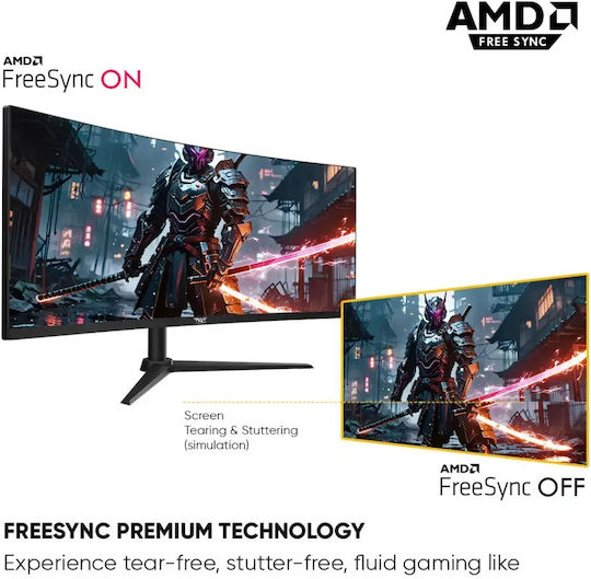 Armaggeddon PXP 34 Pro C Ултраширок VA HDR Извит Gaming Монитор 34" 180Hz с Време на реакция 1ms GTG