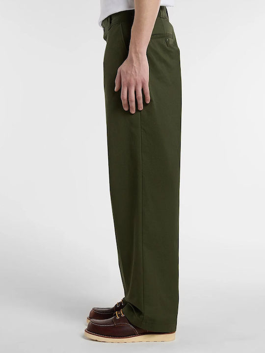 Work Pant Ανδρικό Παντελόνι Loose Fit Χακί