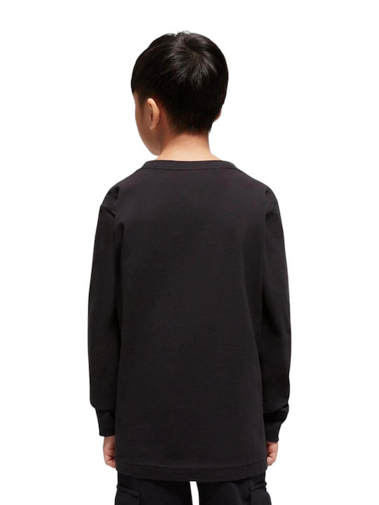 Kids Woolen Vest Sleeveless Black