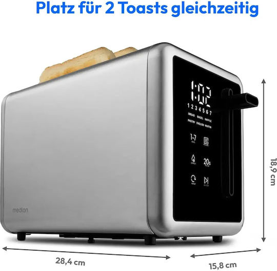 Medion Toaster 2 Slot 850W