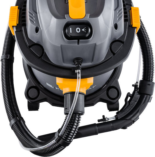 Powermat Pmodp2000mpro Σκούπα Υγρών / Στερεών 2000W με Πλαστικό Κάδο 20lt