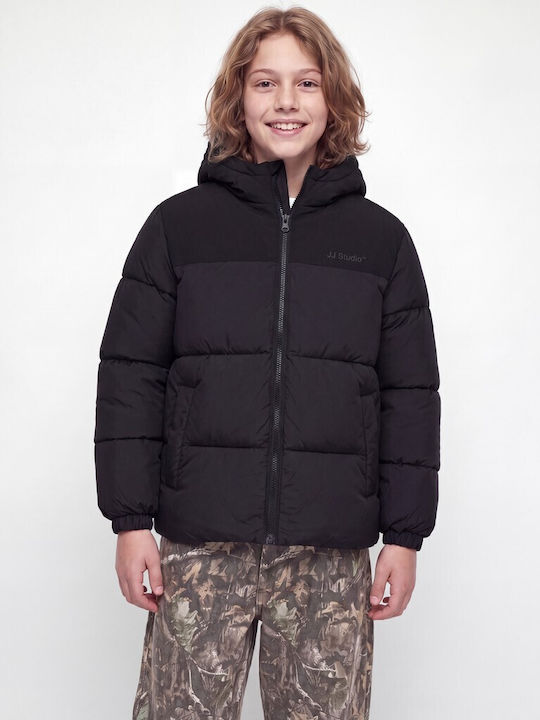 Kinderjacke Kurz Schwarz