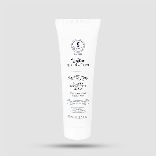 Taylor of Old Bond Street Mr. Taylors Балсам След Бръснене за Чувствителна Кожа Без Алкохол с Алое Хамамелис Лайка 75ml