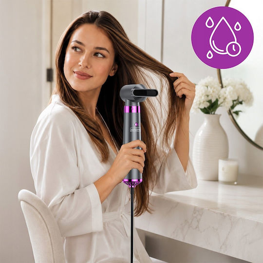 Zenwire Kemei Elektrische Haarbürste Mit Drehendem Kopf Keramik Ionisch Luft Dampf Multistyler