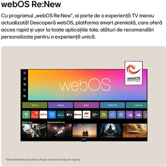 Smart Телевизор 55" 4K UHD LED NanoCell AI NU80 HDR (2026) 55NU800B3LA