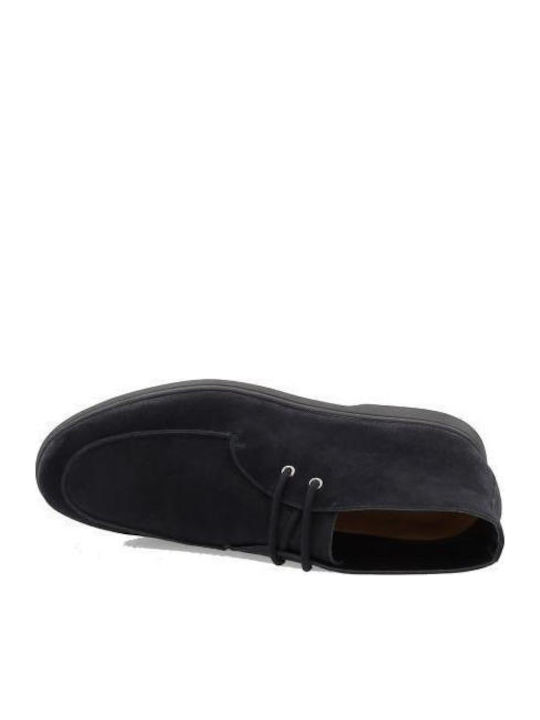 Suede Herrenstiefel Schwarz