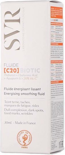 SVR Laboratoire Fluid [C20] Lightweight Day Face Cream for Brightening with 20% Vitamin C for Radiant Skin 30ml