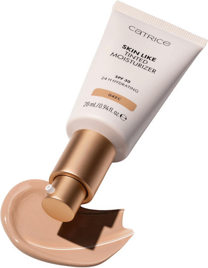 Catrice Cosmetics Skin Like 042C 24h Moisturizing Face Day Cream Tinted with SPF30 28ml