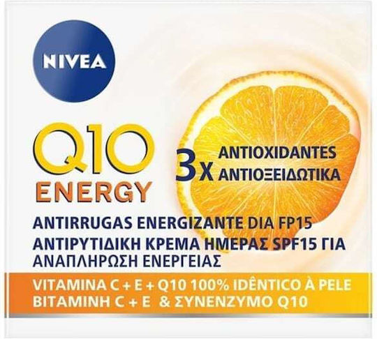 Nivea Q10 Energy 24h Creme Gesicht Tag mit SPF15 50ml