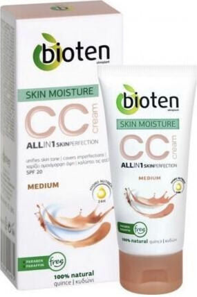 Bioten Крем за лице Skin Repair CC Дневен със Слънцезащитен фактор 20 за Хидратация Против стареене и Пигментни петна 50ml