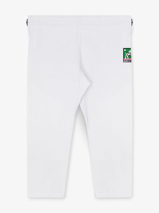 Manto Uniformă Pentru Bărbați Jiu Jitsu Brazilian Albă