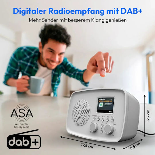 Medion DRE-1 Tischplatte Radio DAB+ mit Bluetooth Graues