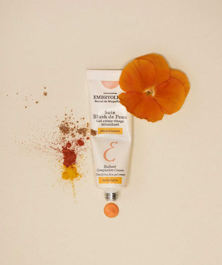 Embryolisse Radiant Complexion Cream Apricot Glow Gel-Cream for Radiance for Face & Eyes, 30ml