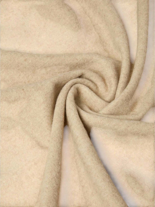 Damen Wollschal Beige