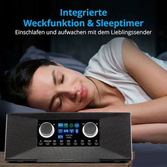 Medion MD 89289 Tischplatte Radio Elektrisch DAB+ mit Bluetooth und USB Schwarz