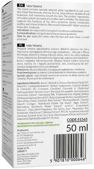 Apis Natural Cosmetics Men Terapis Men's Cream Face 50ml