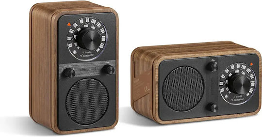 Sangean WR-9 Tabletop Radio with Bluetooth Moonlight Oak