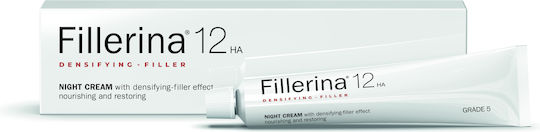 Labo Fillerina 12HA Densifying Filler Grade 5 Feuchtigkeitsspendende & Anti-Aging Gesichtscreme Nacht mit Hyaluronsäure & Kollagen 50ml