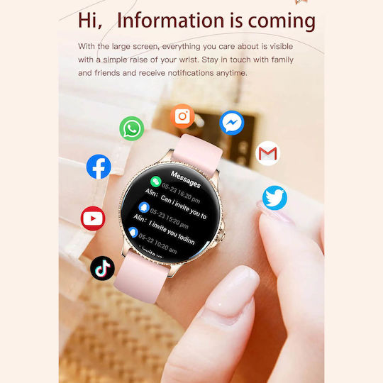 Smartwatch Microwear I225 Gold Steel