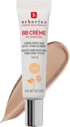 Erborian Au Ginseng BB Nude Cremă de Zi pentru Față cu SPF20 pentru Hidratare și Imperfecțiuni 15ml