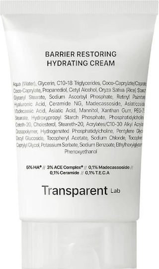 Transparent Lab Cream Face with Centella Asiatica 50ml
