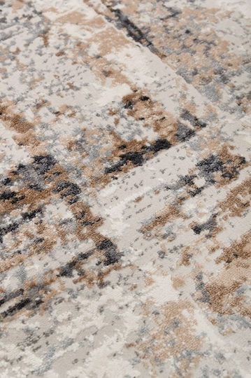 Viokarpet Fanci If36a Килим Правоъгълен Бял - Тъмносив 200x250см