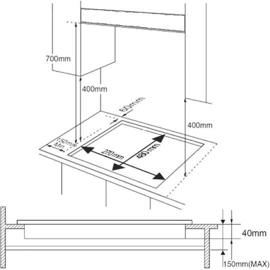 Cecotec Bolero Squad G 1400 S Plită Pe Gaz Autonomă 29.3x51cm