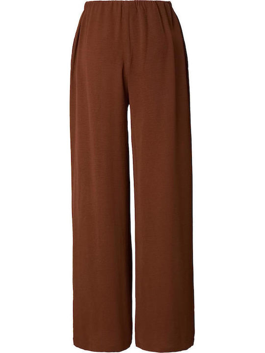 Women's High Rise Pantaloons in Relaxed Fit Cinnamon Brown
