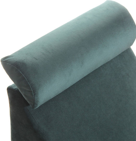 Relax Velvet Petrol Blue Armchair 50x50x70cm