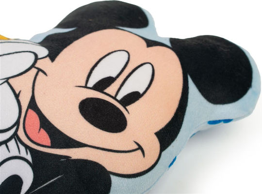 Disney Детска Декоративна Възглавница Mickey Светлосин